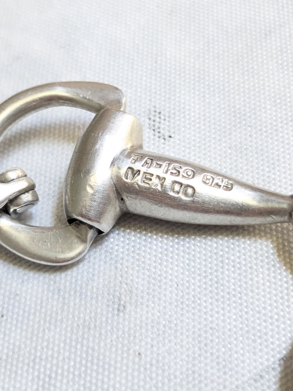 Vintage Taxco Sterling Silver Equestrian Bracelet 7" Horsebit Stirrup Mexico - Picture 9 of 16